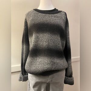 bobi BLACK gradient sweater